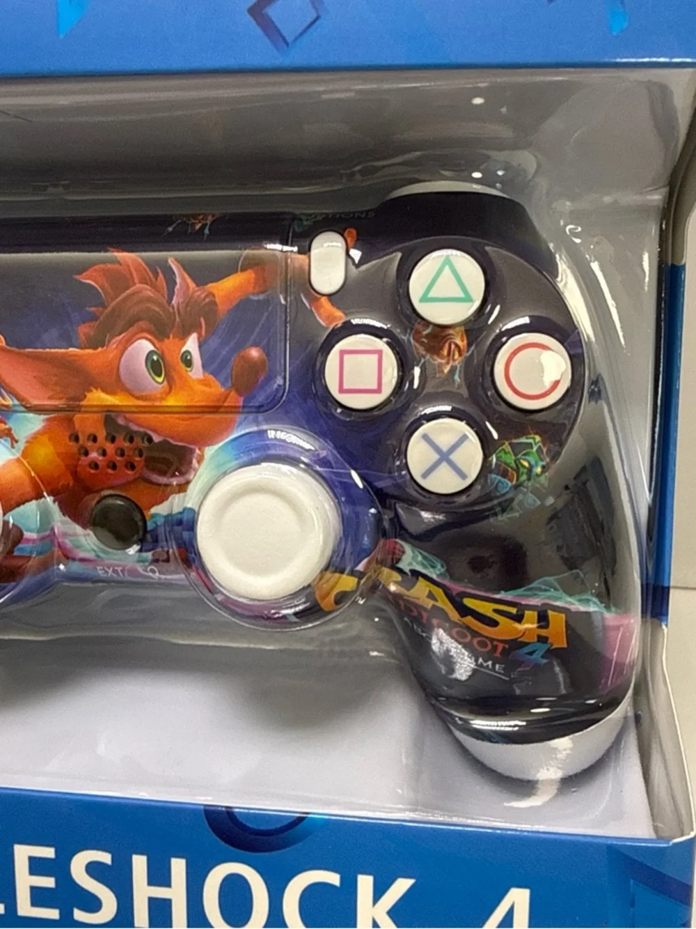Doubleshock 4 Wireless Controller - Black with Colorful Character Artwork